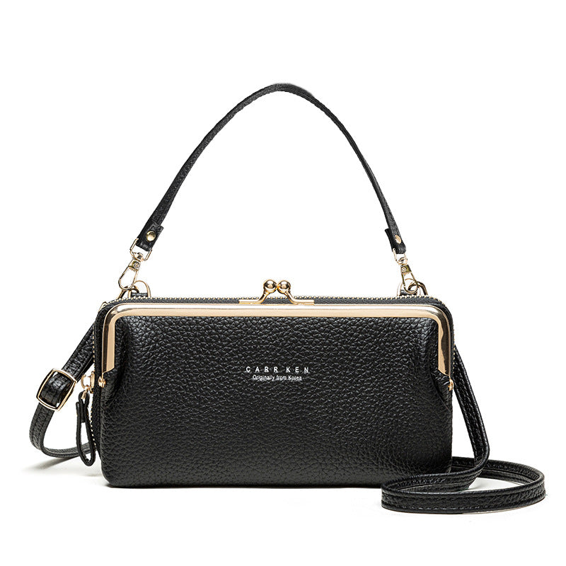 CLEOPATRA LEATHER MESSENGER BAG - 60% OFF